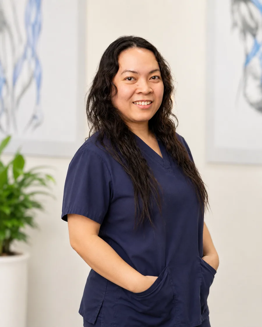 Portrait of Frances, Registered Massage Therapist at A-Game Care